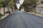 عملیات اجرایی آسفالت خیابان نادری
