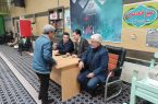 برپایی میز خدمت شهرداری فاروج  در مسجد جامعه