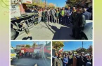 📸 حضور پرشور شهرداری و شورای اسلامی شهر فاروج در راهپیمایی ۱۳ آبان