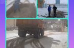 عملیات برف روبی ، معابر با حضور شهردار و اعضای شورای اسلامی شهر فاروج